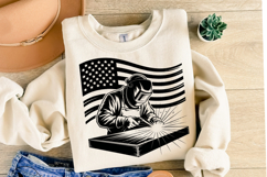 USA Welder Svg Design | Svg Cut Files | Shirt Svg Product Image 2