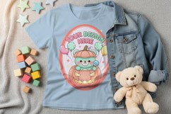 Children clothing T-shirt mockup Product Image 2