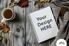 Notebook Mockup, Planner Cover Mockup, Journal Mockup JPG Product Image 1