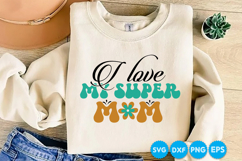 Mother's day retro SVG Design, Mom design Product Image 2