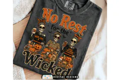 Funny Skeleton Mom Halloween PNG | No Rest for the Wicked Product Image 2