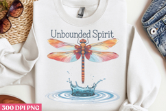 Unbounded spirit PNG, Positive Dragonfly Sublimation PN Product Image 2