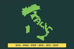 Italy SVG cut file in the shape of the country Product Image 2