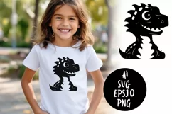 Dinosaur svg, T Rex svg, Dino svg, Rex svg, PNG EPS SVG file Product Image 1