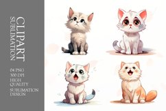 Sarcastic cat clipart sublimation Product Image 1