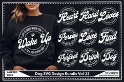 Dog Svg Design Bundle, Dog Lover Svg, Dog Bandana Svg Product Image 1
