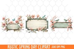 Rustic Spring Clipart, Spring Clipart Product Image 1