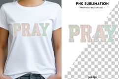 Pray cottage core png design for T-shirts Product Image 1