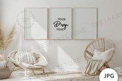 Frames Mockup, Living Room Mockup JPG Product Image 1