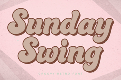Sunday Swing - Groovy Retro Font Product Image 1
