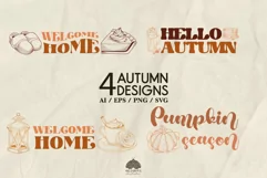 Autumn Vibe design print SVG PNG EPS Product Image 1