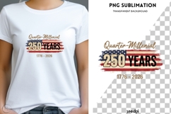 250 Years 17762026 PNG | Quarter Millennial USA Design Product Image 2