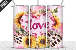 Lovely Hearts Tumbler Design | Valentine&#039;s Day Tumbler Wrap Product Image 2