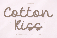Cotton Kiss - Soft Handwritten Script Font Product Image 1