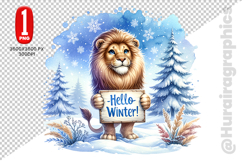 Hellow Winter Clipart - PNG File Product Image 2