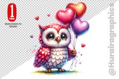 Cute Owl Clipart - PNG File Product Image 1