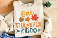 One Thankful Kiddo Svg | Thanksgiving Svg | Shirt Svg Product Image 2