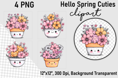 Hello spring cuties clipart Product Image 1