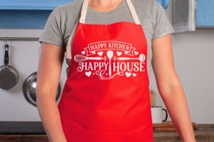 Happy Kitchen Happy House Svg, Farmhouse Kitchen Svg. Product Image 3