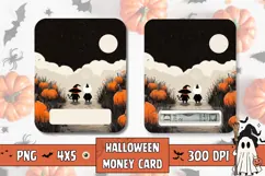 Kids Halloween Money Card, Printable Halloween Card Print Product Image 1