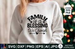 Family quotes SVG Design, Family SVG Quotes SVG Cut file Product Image 1
