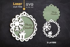 Christmas Tree Toy SVG laser cut file for Glowforge Product Image 2