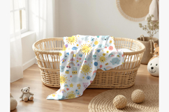 Baby cozy blanket mockup Product Image 2