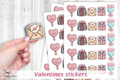 Valentines stickers- 5 Variations Product Image 1