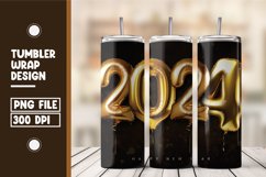 Happy New year 2024 Tumbler Wrap Design Product Image 1