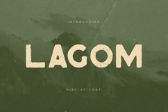 Lagom Vintage Distressed Display Font Product Image 1