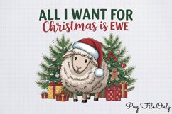 Retro Christmas Sublimation Clipart Bundle PNG Product Image 2