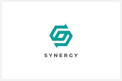 Synergy Letter S logo design vector template Product Image 1
