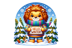 Hellow Winter Clipart - PNG File Product Image 1