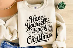 Have yourself a beachy little Christmas Svg | Shirt Svg Product Image 2