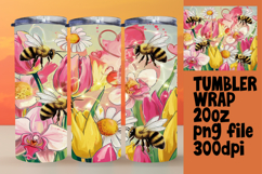 20oz Tumbler Wrap for Gift Giving , Bee Product Image 1