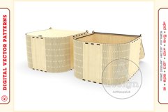 Box Organizer v26 - laser cut file - Glowforge ready SVG Product Image 1