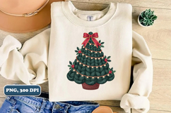 25 Crochet Yarn Christmas Tree PNG Bundle, Christmas tree Product Image 6