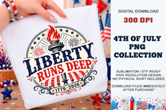Liberty Runs Deep 1776 PNG | America 250 DTF Product Image 2