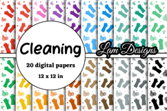 cleaning digital papers, cleaning patterns Product Image 1