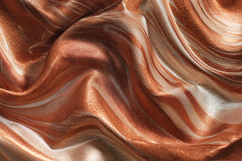 A luxurious rose gold fabric with smooth folds Product Image 1