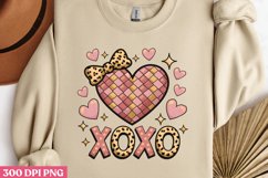 XOXO PNG, Retro Valentine Sublimation PNG Product Image 2