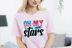 Oh my stars 4th of July Sublimation Design Product Image 1