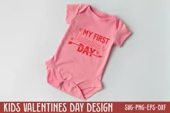 My first valentine's day SVG, Valentine's Day SVG Product Image 1