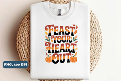 Thanksgiving PNG Sublimation design Bundle, 22 designs Product Image 19