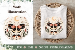 Celestial Butterfly Illustration, Celestial Illustration Product Image 1