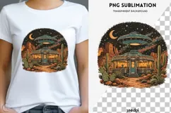 Roswell road trip png design for T-shirts Product Image 1