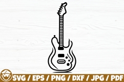 Vintage Guitar / Electric Guitar Silhouette x60 BUNDLE Product Image 2