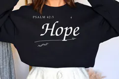 Hope Still Rises Christian Faith PNG, Psalm 42:5 Hope Bible Product Image 1