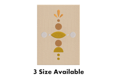 Geometric Symmetry Art Three Size Embroidery Design Product Image 1