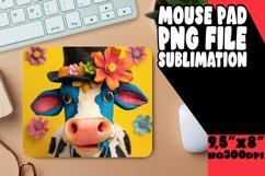 Colorful Cow Farmhouse Mouse Pad Product Image 1
